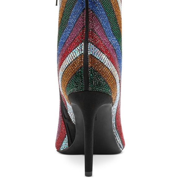 NWT INC International Concepts Reisa Colorful Rhinestone Booties - Size 9 - Picture 3 of 15